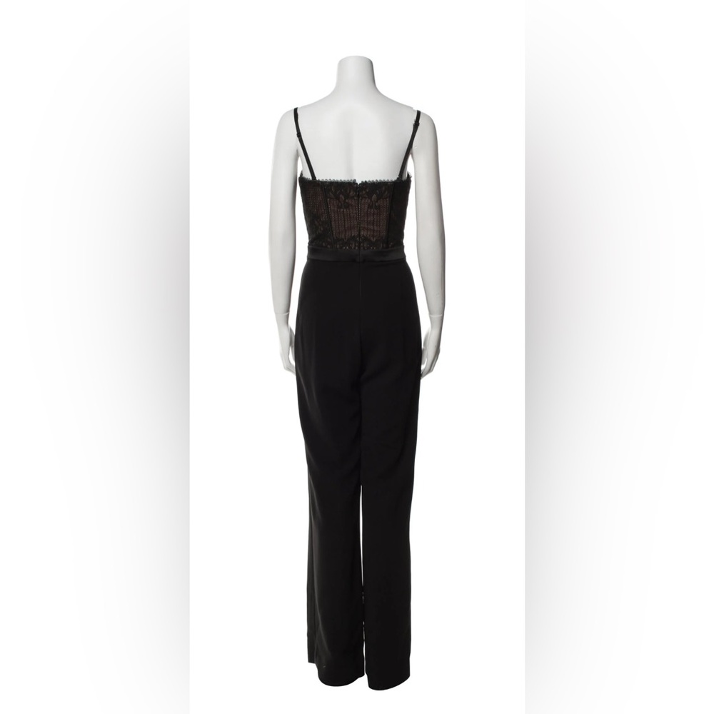 Jonathan Simkhai Black Lace Detail Jumpsuit